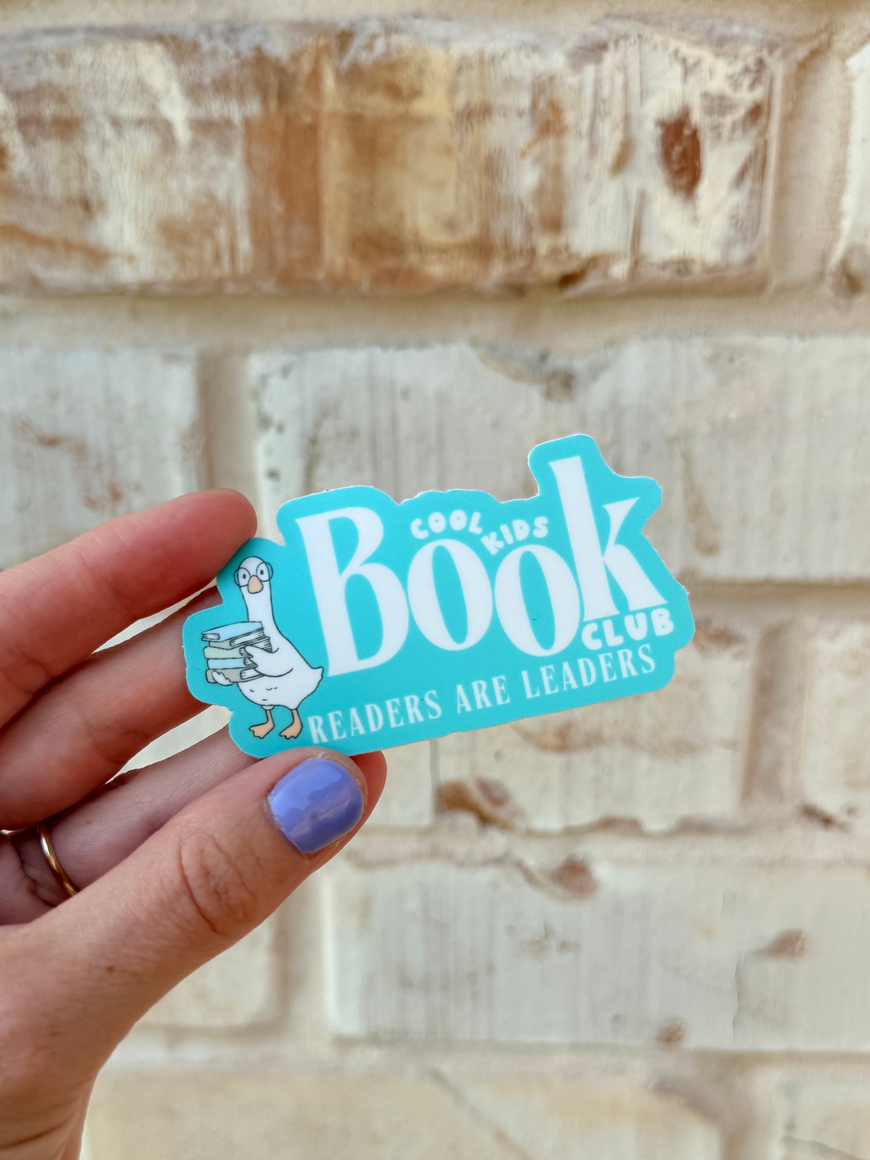 Book Club Sticker