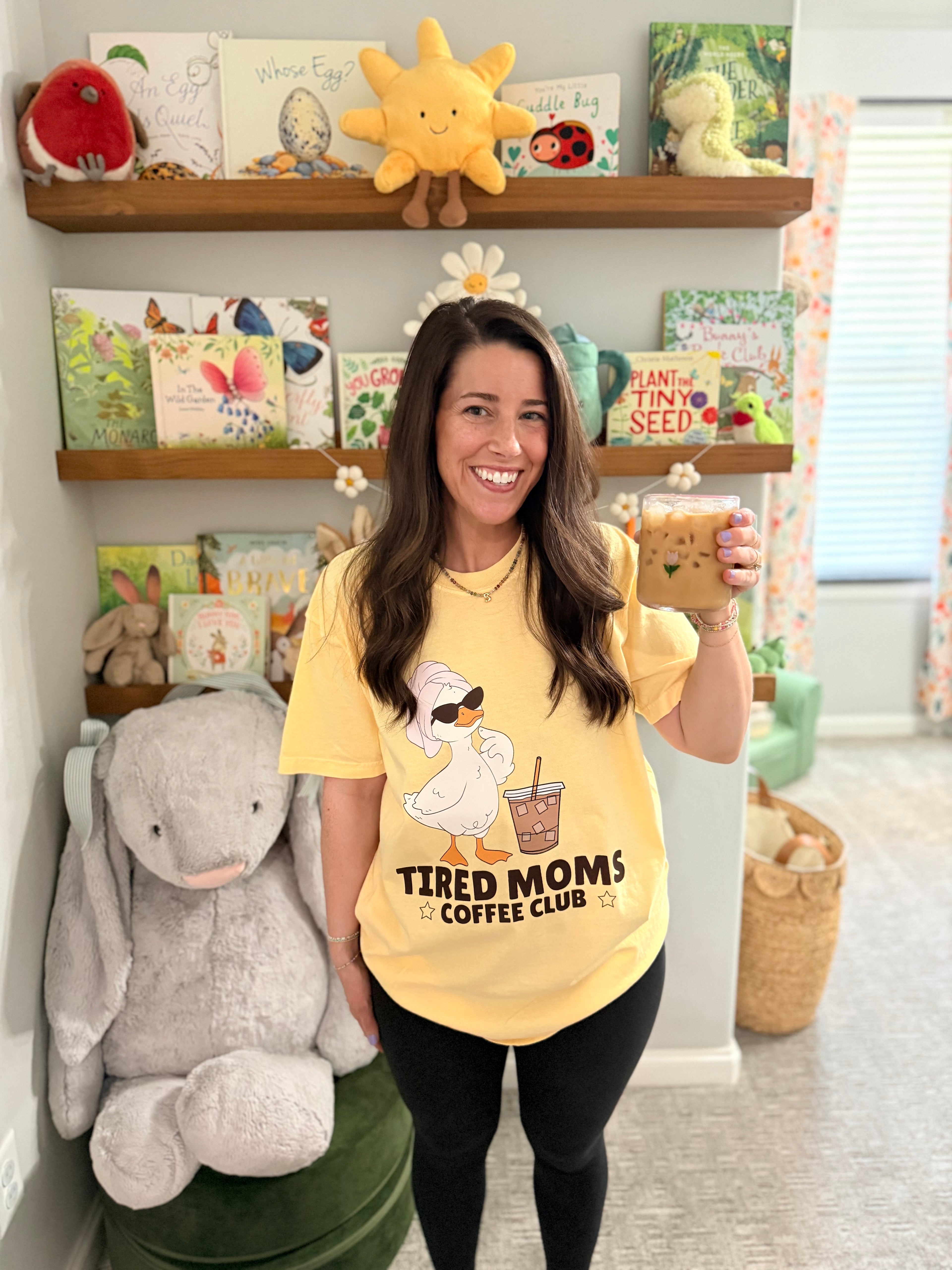 Tired Moms Coffee Club Tee - Duck (PREORDER)