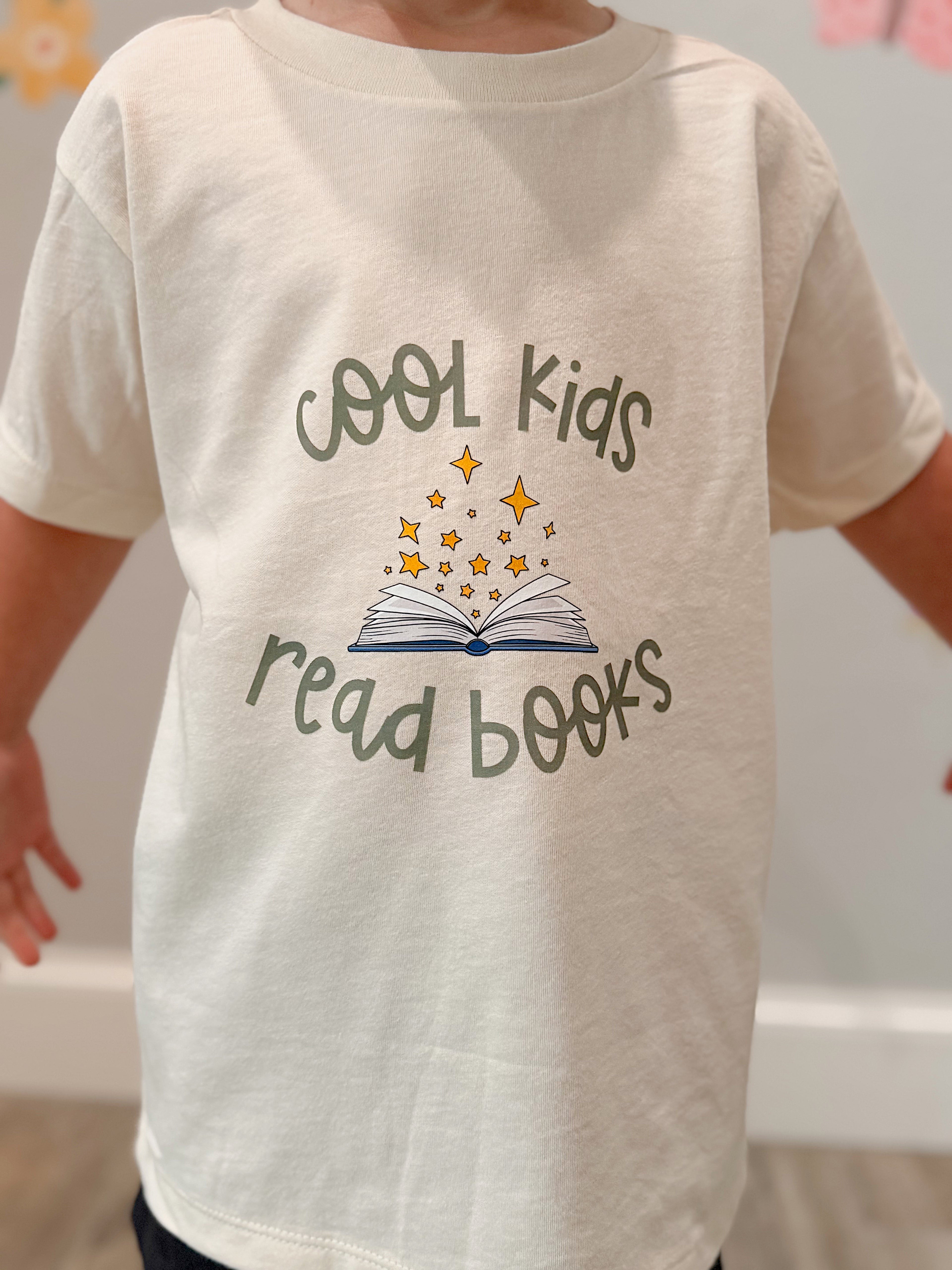 Cool Kids Read Books Kids Tee (PREORDER)