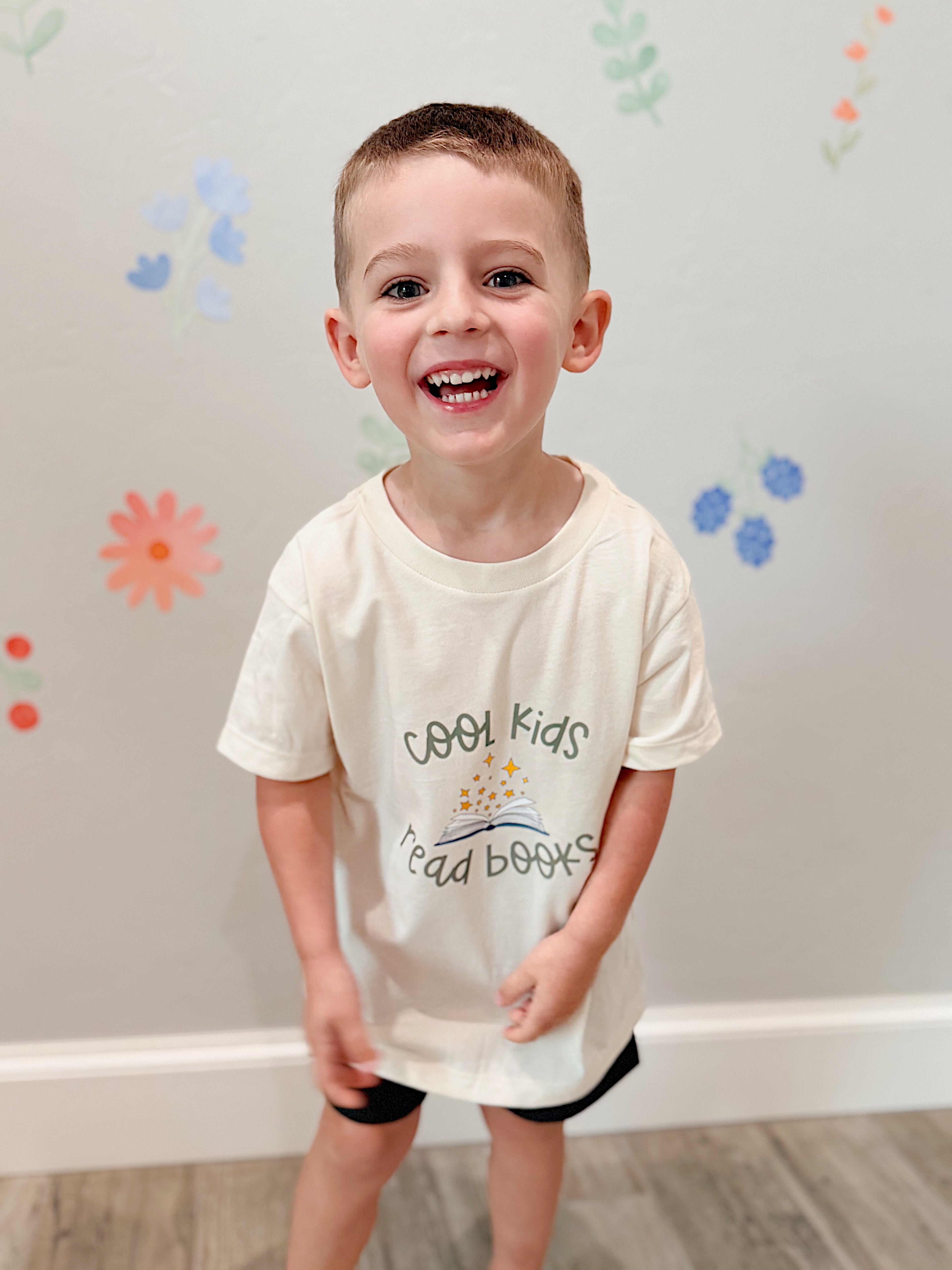 Cool Kids Read Books Kids Tee (PREORDER)